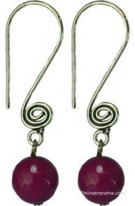 Dressme Designer Collection Ceramic Dangle Earring